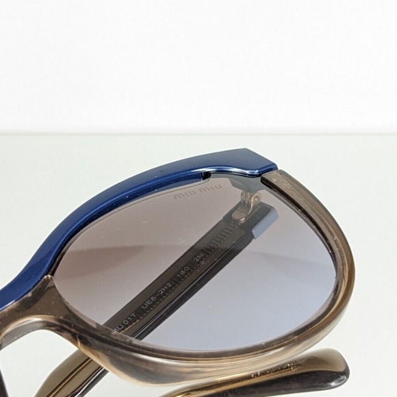 MIU MIU Cat Eye Womens SMU 01T Sunglasses Red/Blue Clear 140 Italy main image 4
